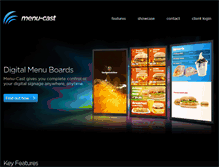 Tablet Screenshot of menu-cast.com